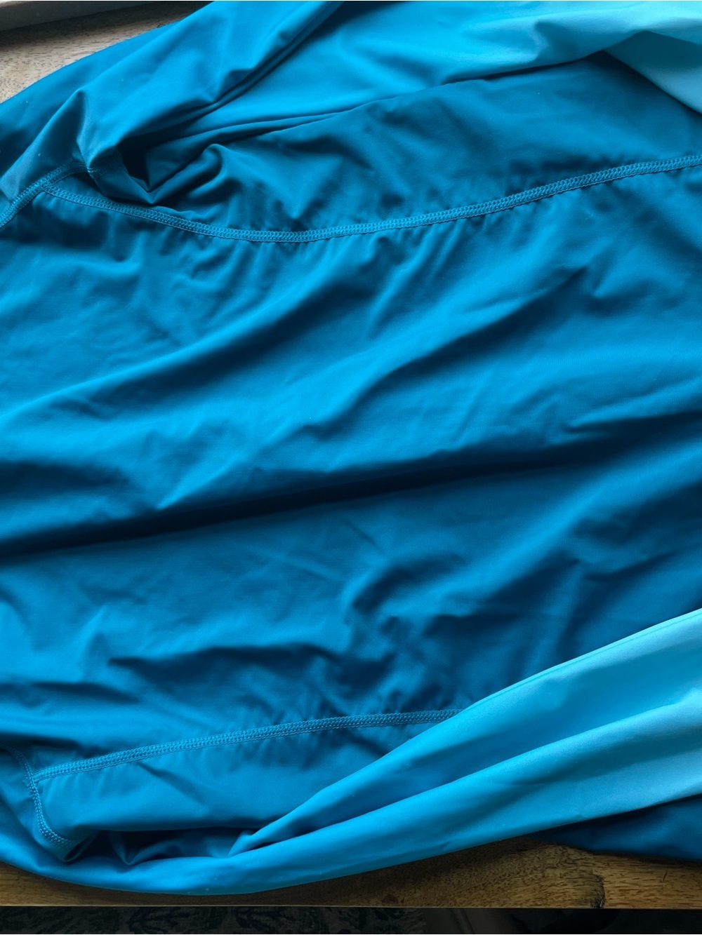 Daci Women's M Teal Zip-Front Rash Guard Swim NWT see photos for condition - Picture 5 of 7